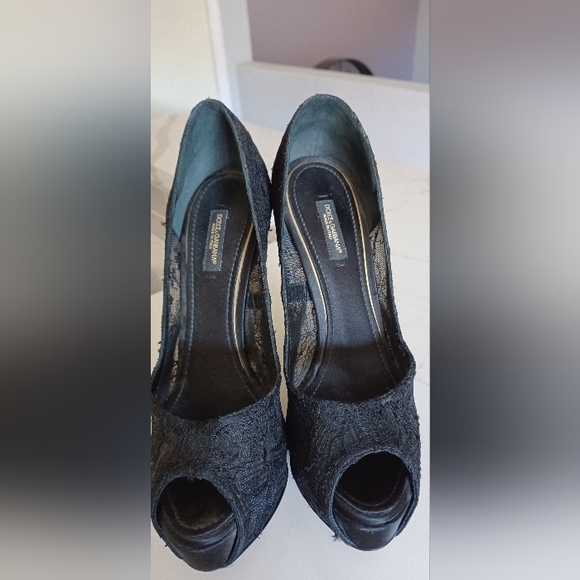 Dolce & Gabbana shoes. Size 38.5 in black - Picture 5 of 8